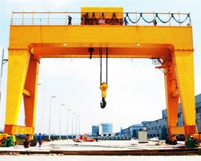 50t Godown Double Girder Gantry Crane med MD Electric Hoist
