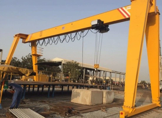 Customized Electric Motor Driven Single Girder Gantry Crane