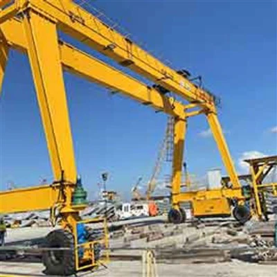 100 ton jernbane monteret gantry kran