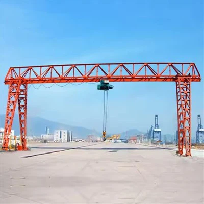 Enkelt bjælke -truss -gantry -kran